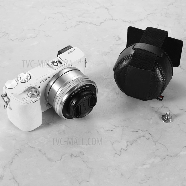 Capa Protetora De Couro PU Para Lente Da Câmera SLR - Tamanho: S.-6