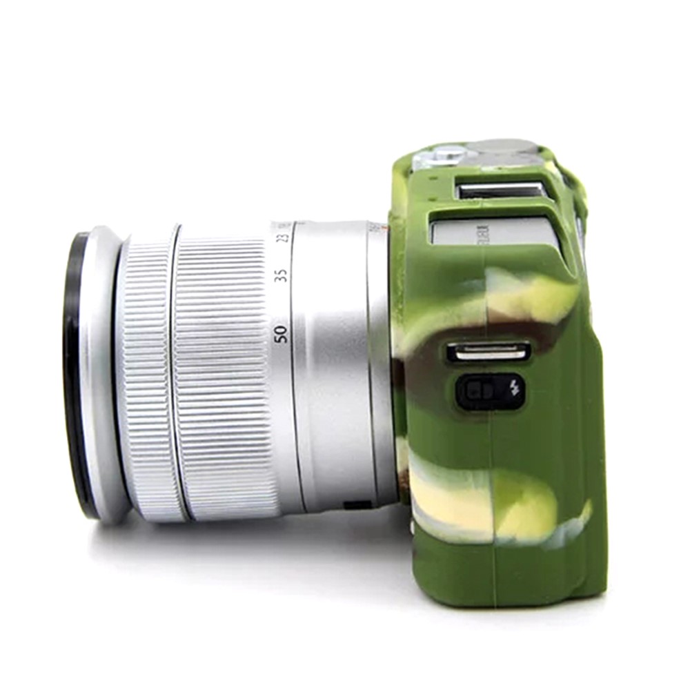 For Fujifilm XA3 / XA10 / XA5 / XA20 Soft Silicone Camera Case Protector Anti-scratch Camera Body Cover - Camouflage-3