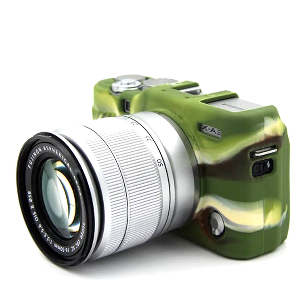For Fujifilm XA3 / XA10 / XA5 / XA20 Soft Silicone Camera Case Protector Anti-scratch Camera Body Cover - Camouflage-4