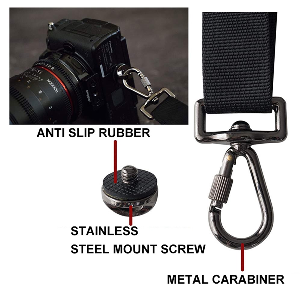 FOCUS F-1 Quick Sling Camera Single Shoulder Belt Adjustable Shockproof Nylon Strap for SLR DSLR Camera-11