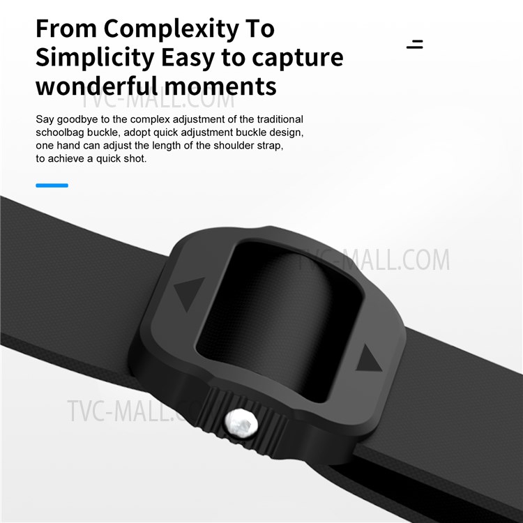 TELESIN TE-BS-001 DSLR Camera Strap Quick Release Adjustable Nylon Neck Shoulder Strap-5