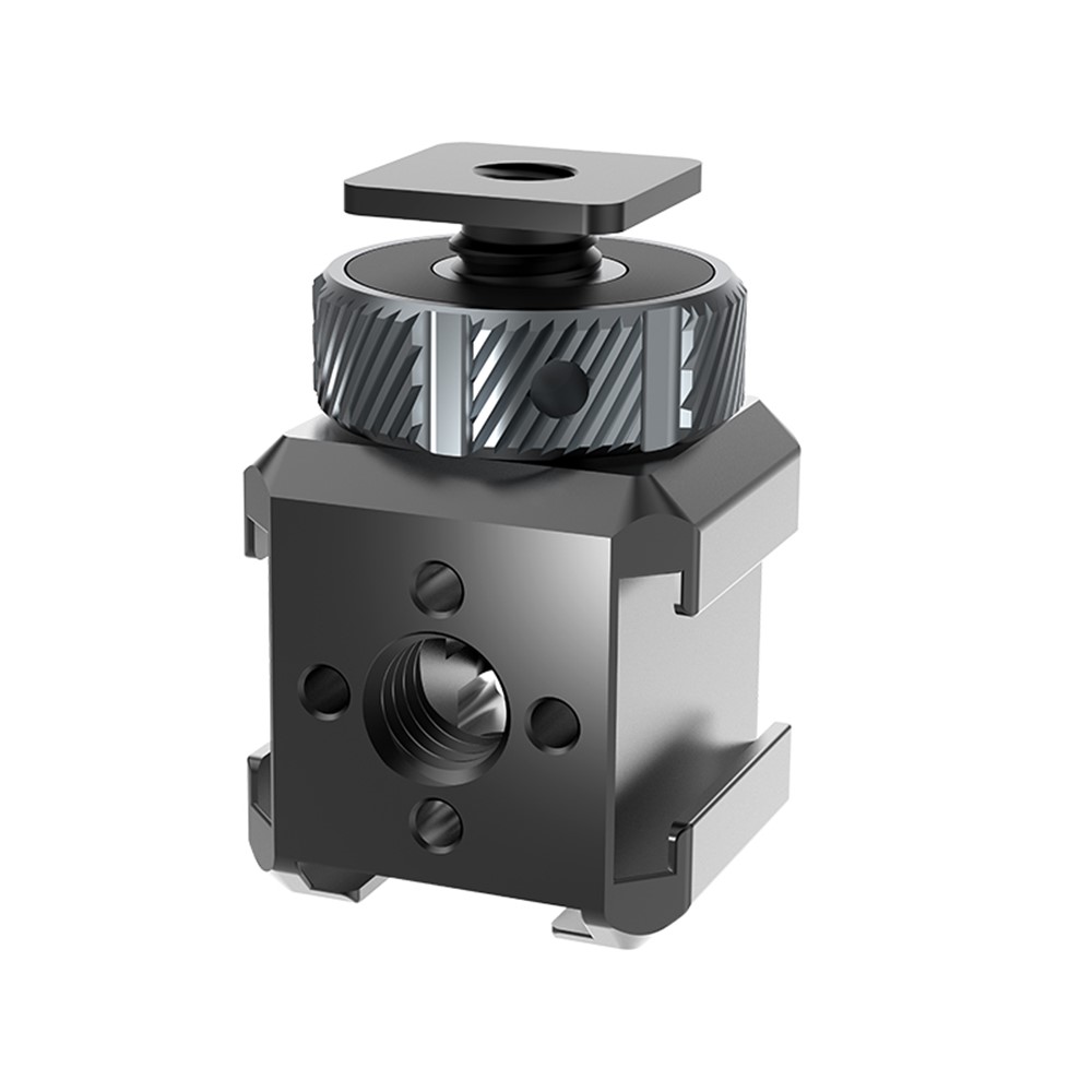 TELESIN TE-CEB-001 1/4 Screw Hole Three-Head Cold Shoe Mount Adapter SLR Mirrorless Camera LED Light Monitor Expansion Bracket-10
