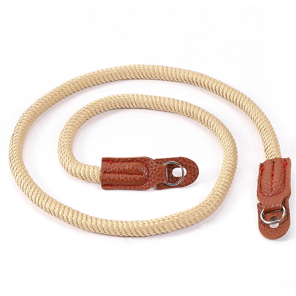 For Sony Leica Camera Wrist Strap Braided Quick Release Hand Strap Shoulder Strap - Khaki-2