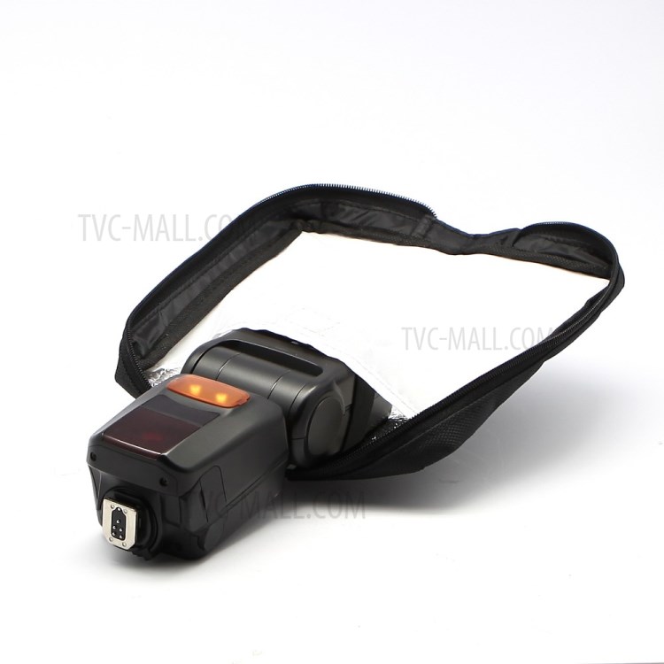3 in 1 Camera Foldable Flash Reflector Softbox Diffuser Speedlite Beam Tube Soft Light Box Bag-3