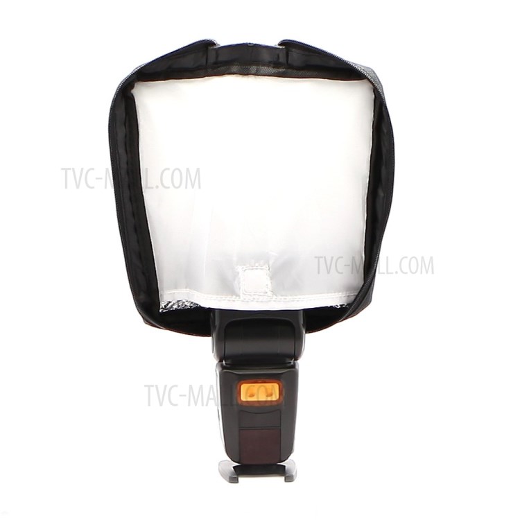 3 in 1 Camera Foldable Flash Reflector Softbox Diffuser Speedlite Beam Tube Soft Light Box Bag-4