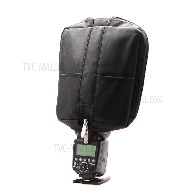 3 in 1 Camera Foldable Flash Reflector Softbox Diffuser Speedlite Beam Tube Soft Light Box Bag-7