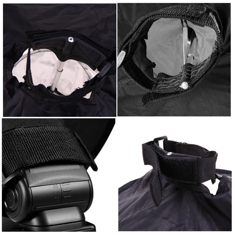 44cm Flash Light Diffuser Conical Ring Softbox Top Soft Light Cover Portrait Shot Fill Lamp-4
