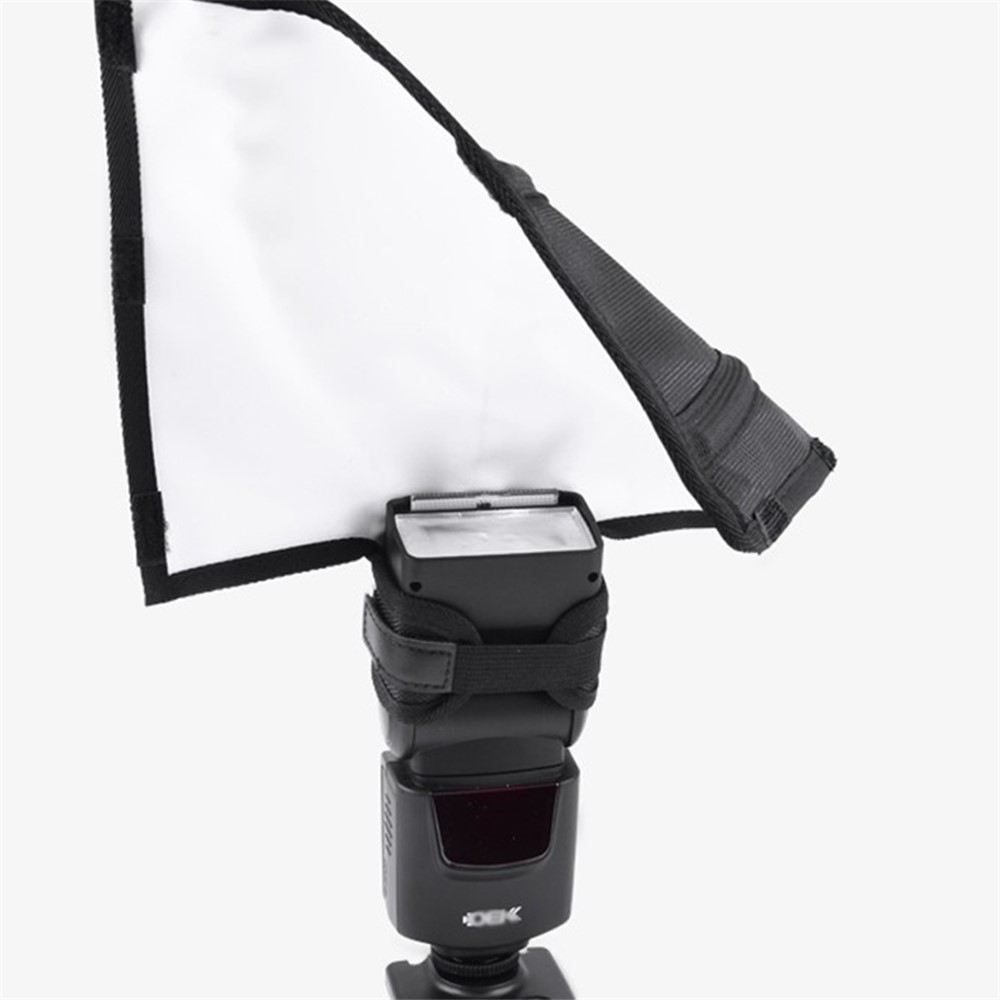 Universal Foldable Flash Reflector Diffuser Speedlite Softbox for Canon Nikon Sony Yongnuo Pentax-3