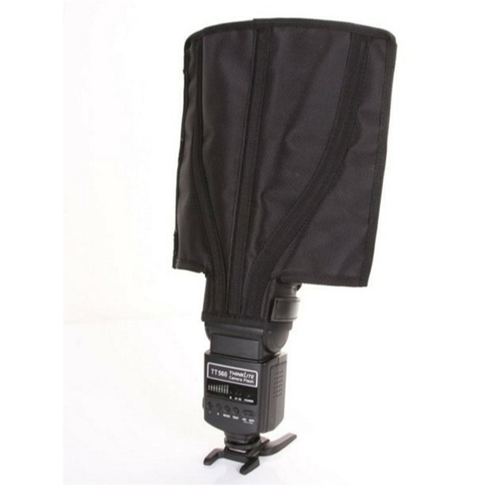 Universal Foldable Flash Reflector Diffuser Speedlite Softbox for Canon Nikon Sony Yongnuo Pentax-4