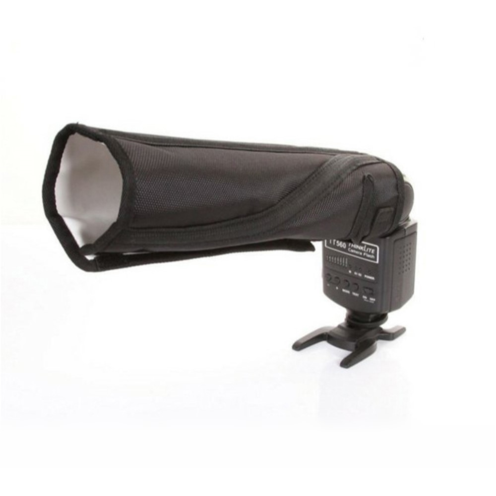Universal Foldable Flash Reflector Diffuser Speedlite Softbox for Canon Nikon Sony Yongnuo Pentax-7