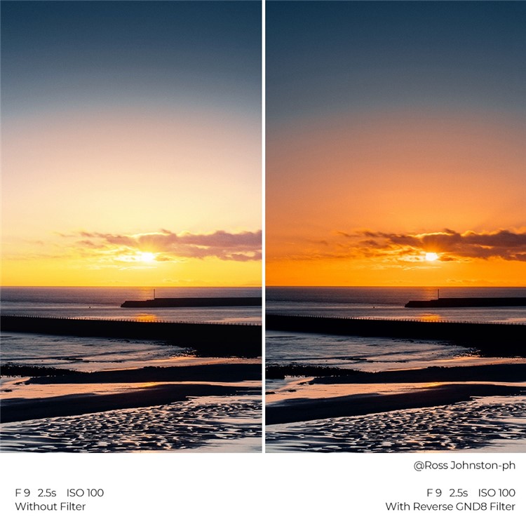 K&F Concept X-Pro GND8 SKU.1874 Camera Lens Square Filtre 28 Couche re Revêtements Inverse Filtre de Densité Neutre Graduée (3 Arrêts)-3