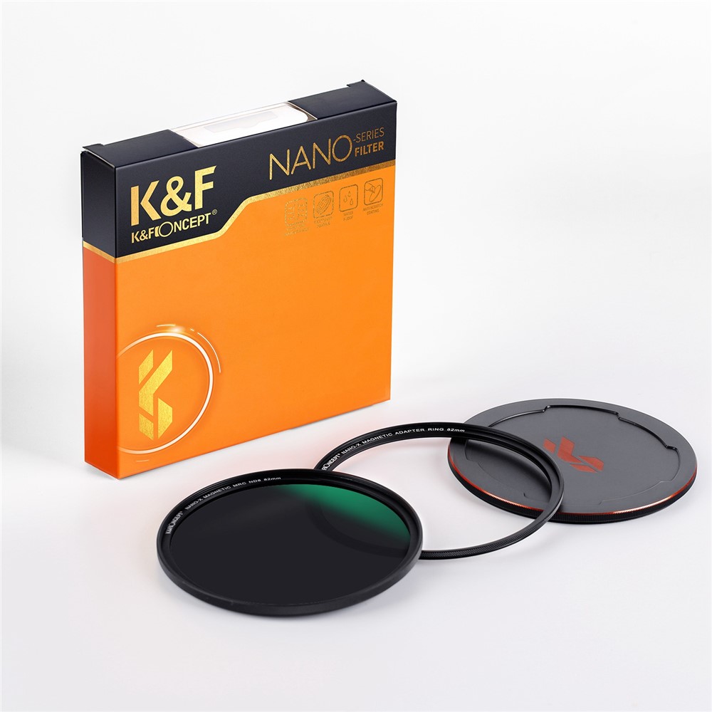 K&F CONCEPT 82mm Magnetic ND8 Lens Filter Anti-Scratch Multi-Layer Coated Filter Waterproof Quick-Release 3-Stop Neutral Density Lens Filter-15