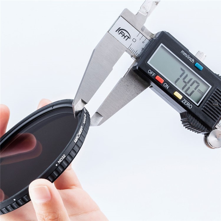 K&F Concept KF01.1475 ND32-512 Variable Ultra Mince ND Filtre 82 mm No X Spot Fade Filter Neutral Densityr Pour Lentilles-10
