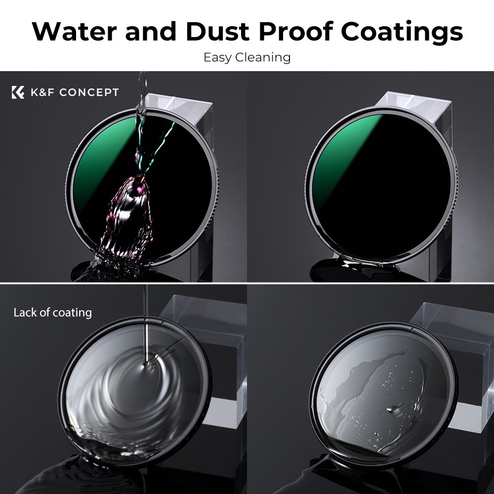 K&F CONCEPT KF01.1238 Nano-X ND1000 Filter 10 Stops Light Reduction 82mm ND Lens Filter HD Waterproof Ultra-Thin Multi-Coated Filter for Camera Lens-5