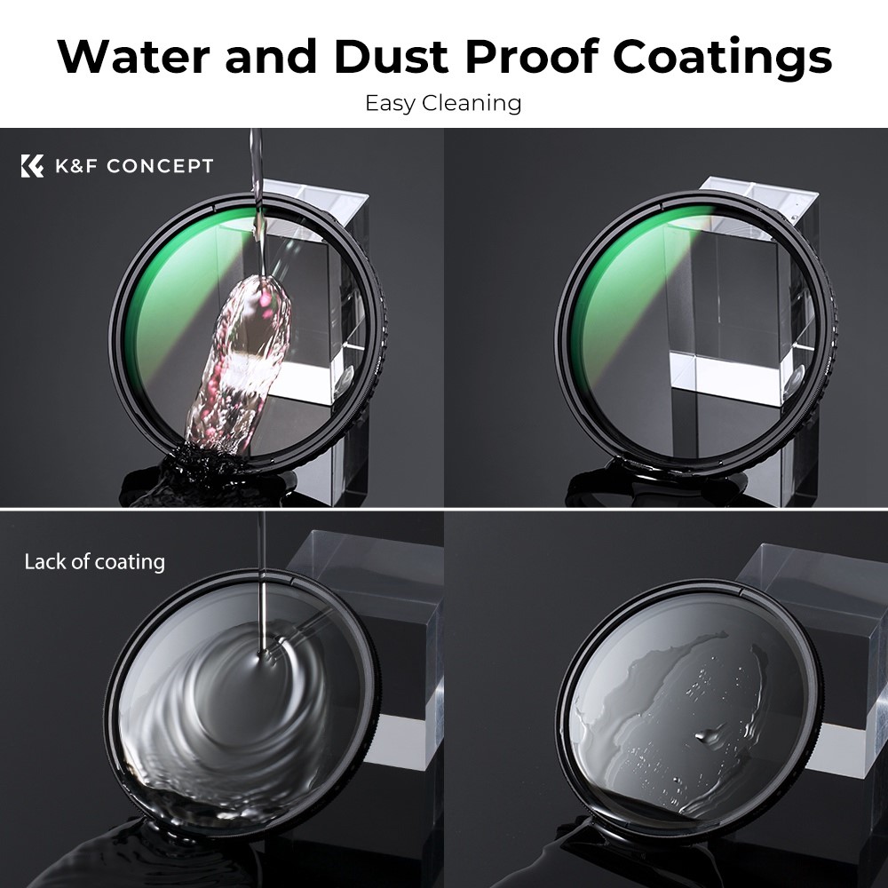 K&F CONCEPT KF01.1135 82mm Variable Fader ND2-ND32 Filter for Camera Lens No X Spot HD Neutral Density Filter with 28-Layer Coating-5