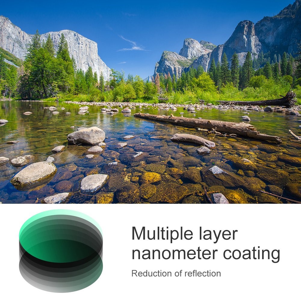 K&F CONCEPT KF01.1225 18-Layer Coated Ultra-Thin CPL Filter 82mm Nano-X Circular Polarizing Filter for Nikon Canon Sony Cameras-5
