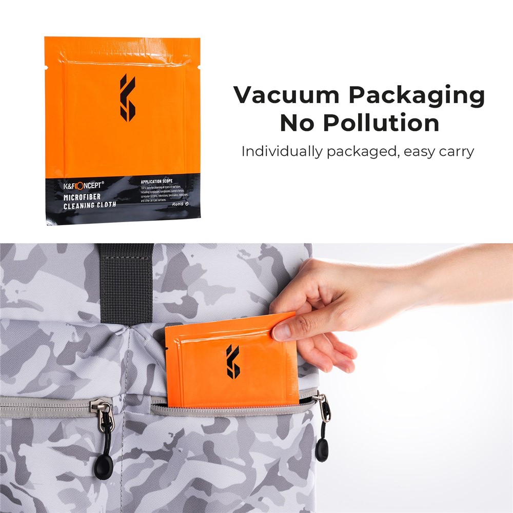 K&F CONCEPT 4Pcs / Set Camera Cleaning Kits Air Blower+Lens Cleaning Pen+Cleaning Cloth for Camera Lenses / Filters / Sensor / Screen-3