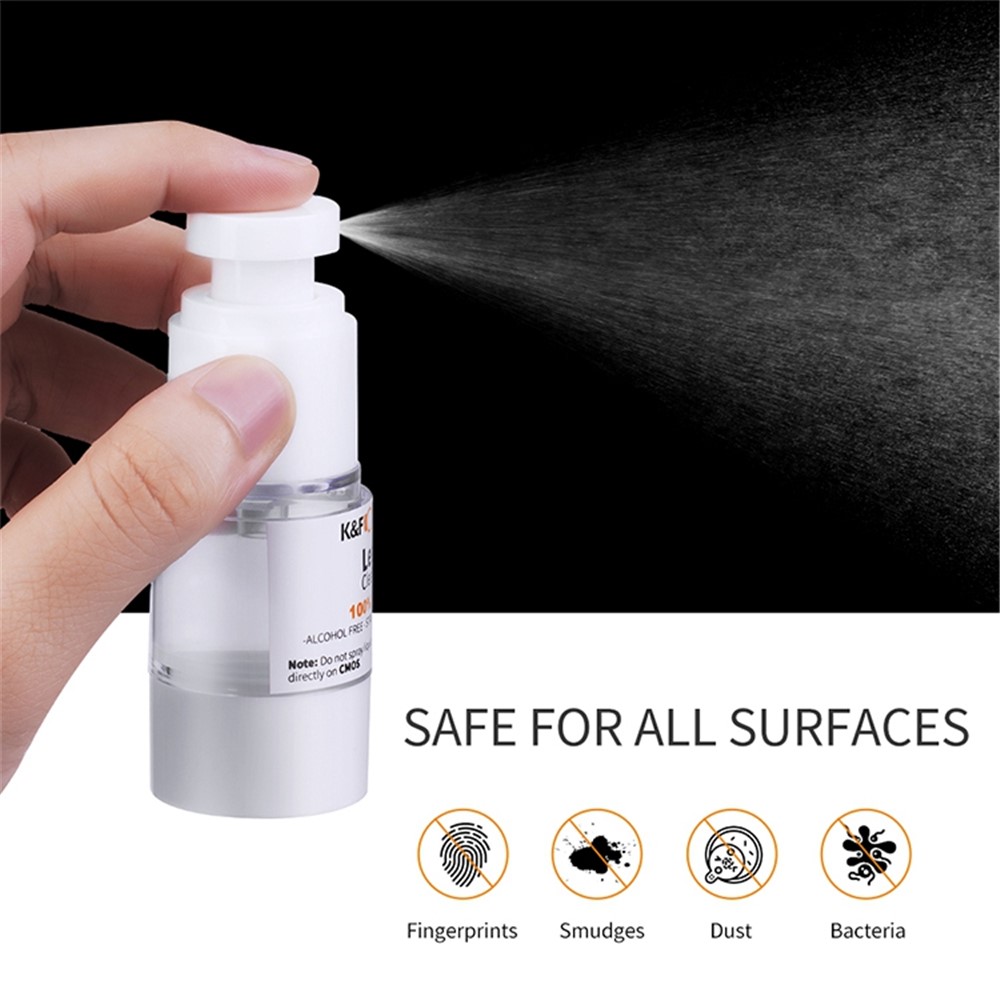 K&F CONCEPT 4-in-1 Camera Cleaning Kits with Air Blower+Cleaning Pen+Cleaning Cloth+Cleaning Liquid for Camera Lenses / Filters / Sensor / Screen-7