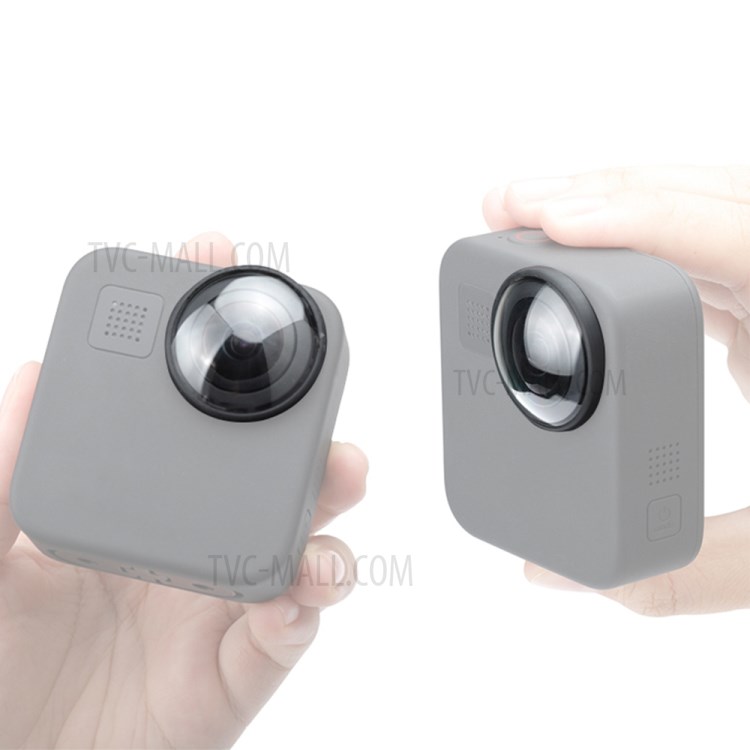 Tempered Glass Screen Protector Film + Protective Lens Cover for GoPro Max HD-10