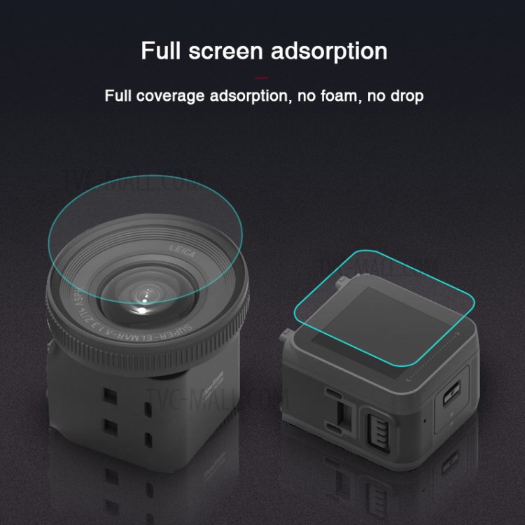 ?Tempered Glass Film Set Screen Film Leica 1-Inch Wide Angle Lens Film for Insta360 ONE R-2