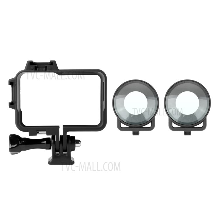 Camera Protective Frame with Cold Boot + 2Pcs Lens Cover for Insta360 ONE R-11