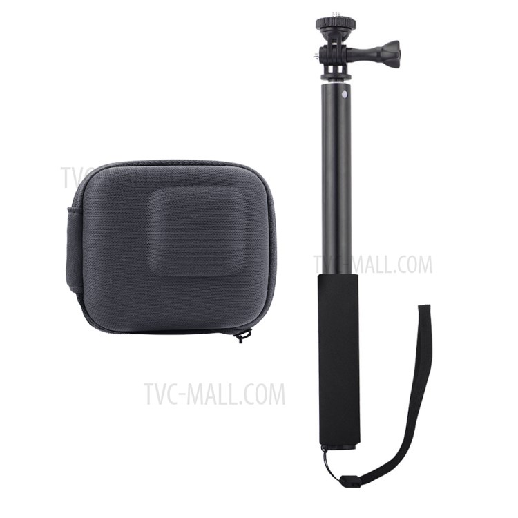 2 in 1 Safety Storage Bag+Extension Rod for DJI Osmo Action/GoPro Hero 5/Hero 6/ Hero 7-8