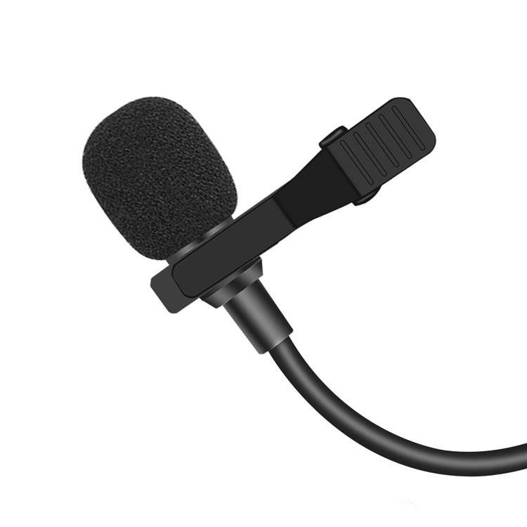 Portable 3.5mm Mini Mic Hands Free Lavalier Recording Clip-on Microphone Mini Audio Mic for OSMO POCKET/OSMO ACTION-11