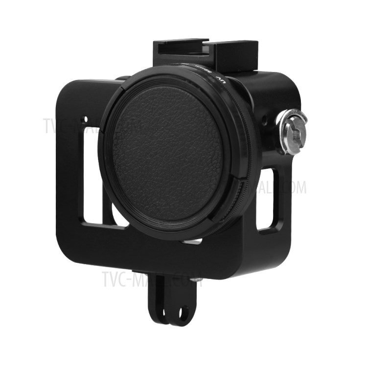 Panoramic Sports Camera External Fill Light Microphone Metal Cage for GoPro Hero 8-7