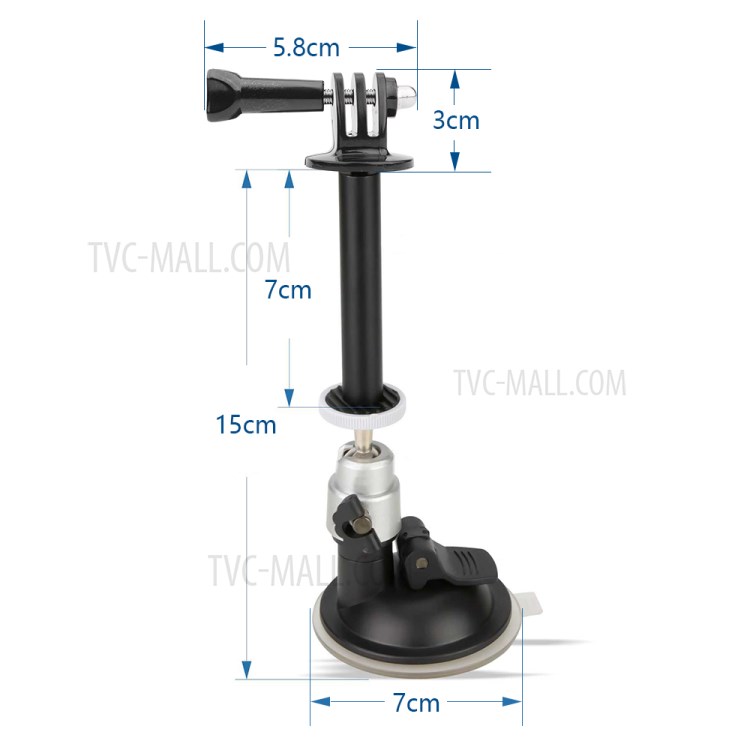 Car holder suction cup adapter driving recorder for Gopro Hero9-4
