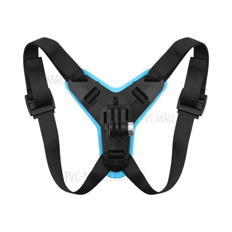 Drive Cycling Bracket Stand Holder Motorcycle Helmet Chin Support Bracket Stable for GoPro 9/8/7/6/5/Osmo Action/Insta360 ONE R Sports Camera Accessory - Blue-7