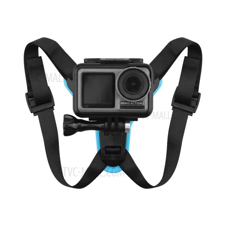 Drive Cycling Bracket Stand Holder Motorcycle Helmet Chin Support Bracket Stable for GoPro 9/8/7/6/5/Osmo Action/Insta360 ONE R Sports Camera Accessory - Blue-8