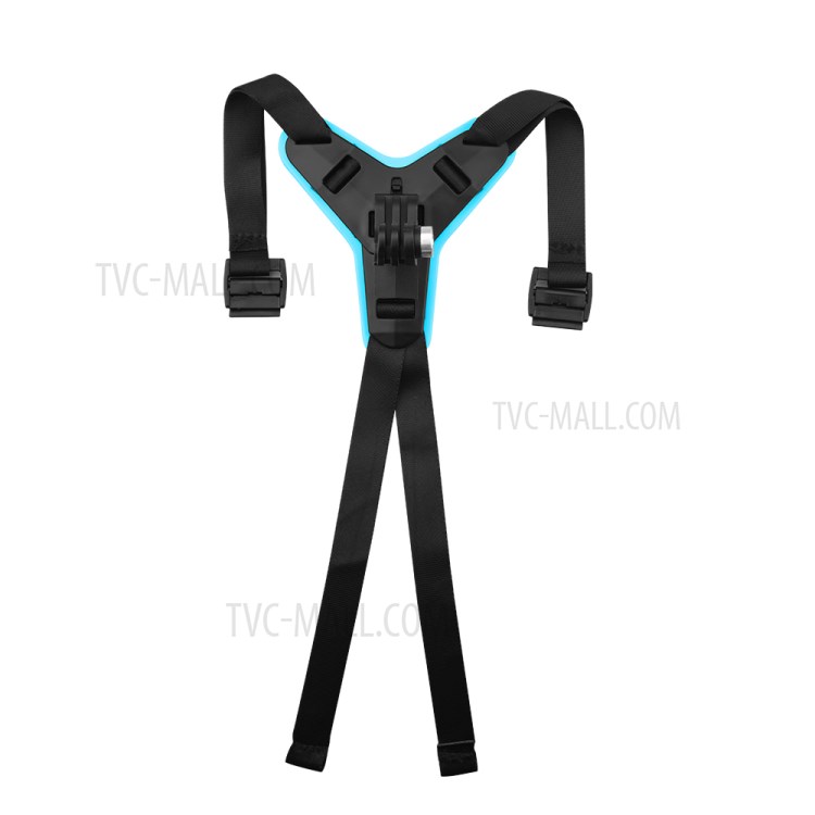 Drive Cycling Bracket Stand Holder Motorcycle Helmet Chin Support Bracket Stable for GoPro 9/8/7/6/5/Osmo Action/Insta360 ONE R Sports Camera Accessory - Blue-9