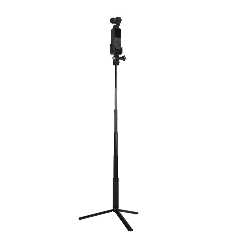 Sports Camera Expansion Bracket Adapter with Handheld Extension Rod and Tripod for DJI Osmo Pocket 2-3