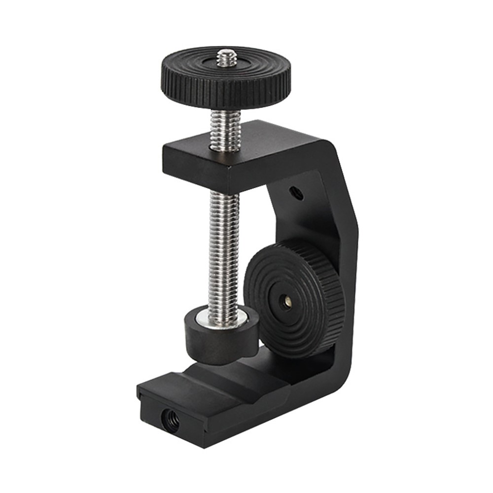 BEXIN C Clamp with 1/4" Screw Adjustable Camera Mount Bracket for Photo Studio Photography DSLR Video Light, Size: L-1