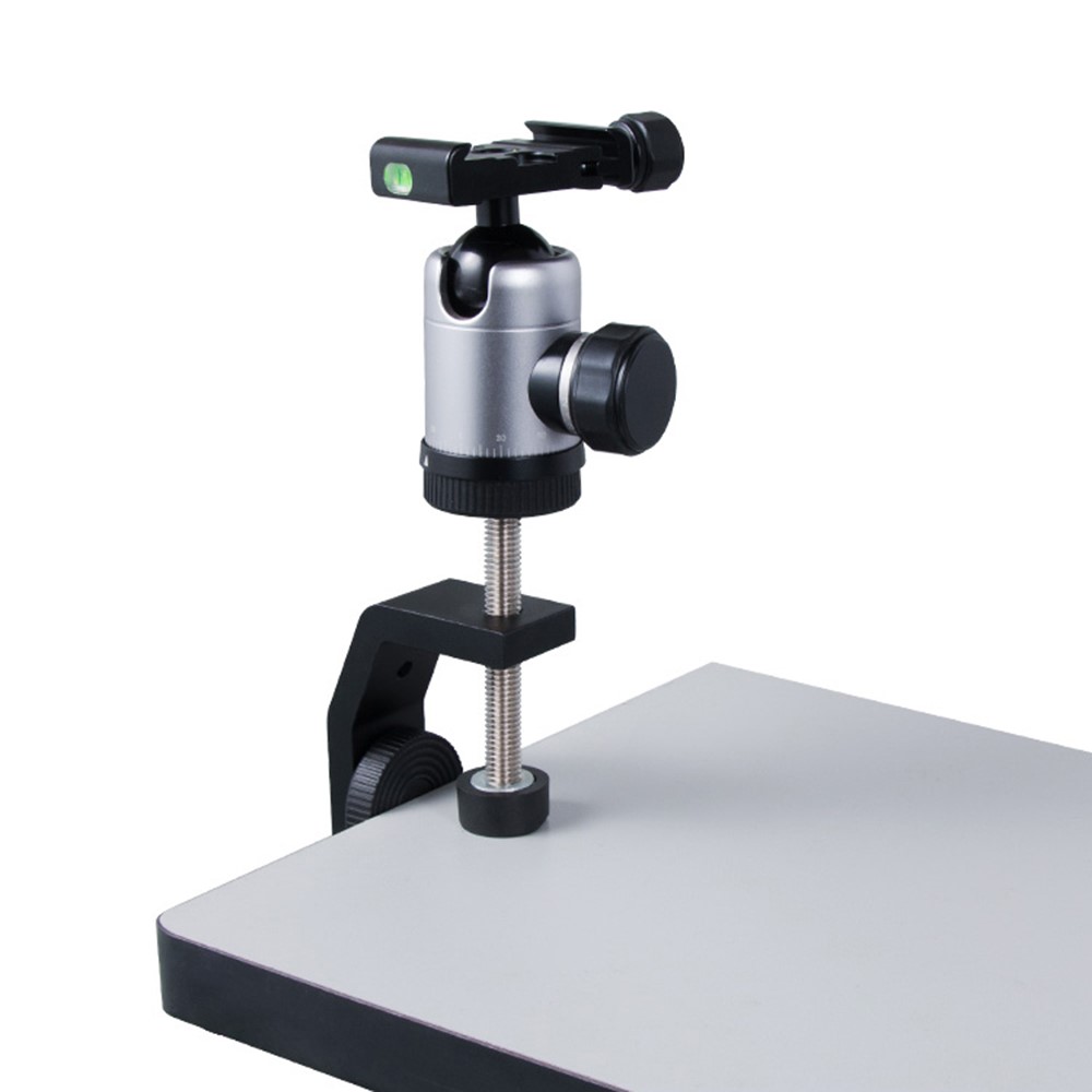 BEXIN C Clamp with 1/4" Screw Adjustable Camera Mount Bracket for Photo Studio Photography DSLR Video Light, Size: L-3