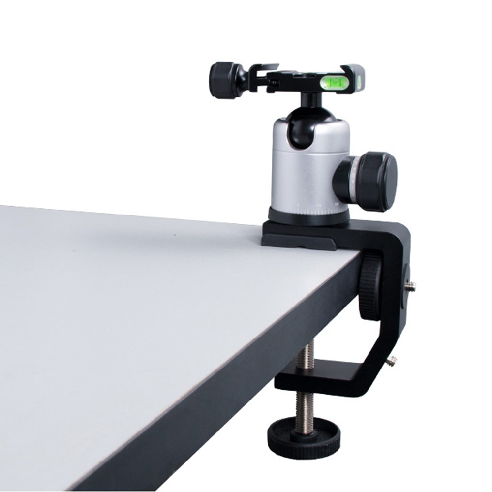 BEXIN C Clamp with 1/4" Screw Adjustable Camera Mount Bracket for Photo Studio Photography DSLR Video Light, Size: L-4