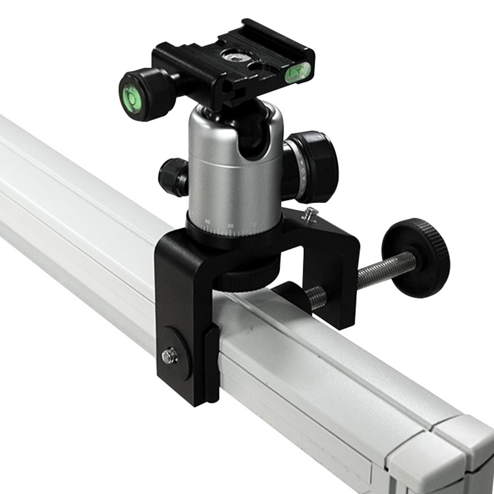 BEXIN C Clamp with 1/4" Screw Adjustable Camera Mount Bracket for Photo Studio Photography DSLR Video Light, Size: L-5