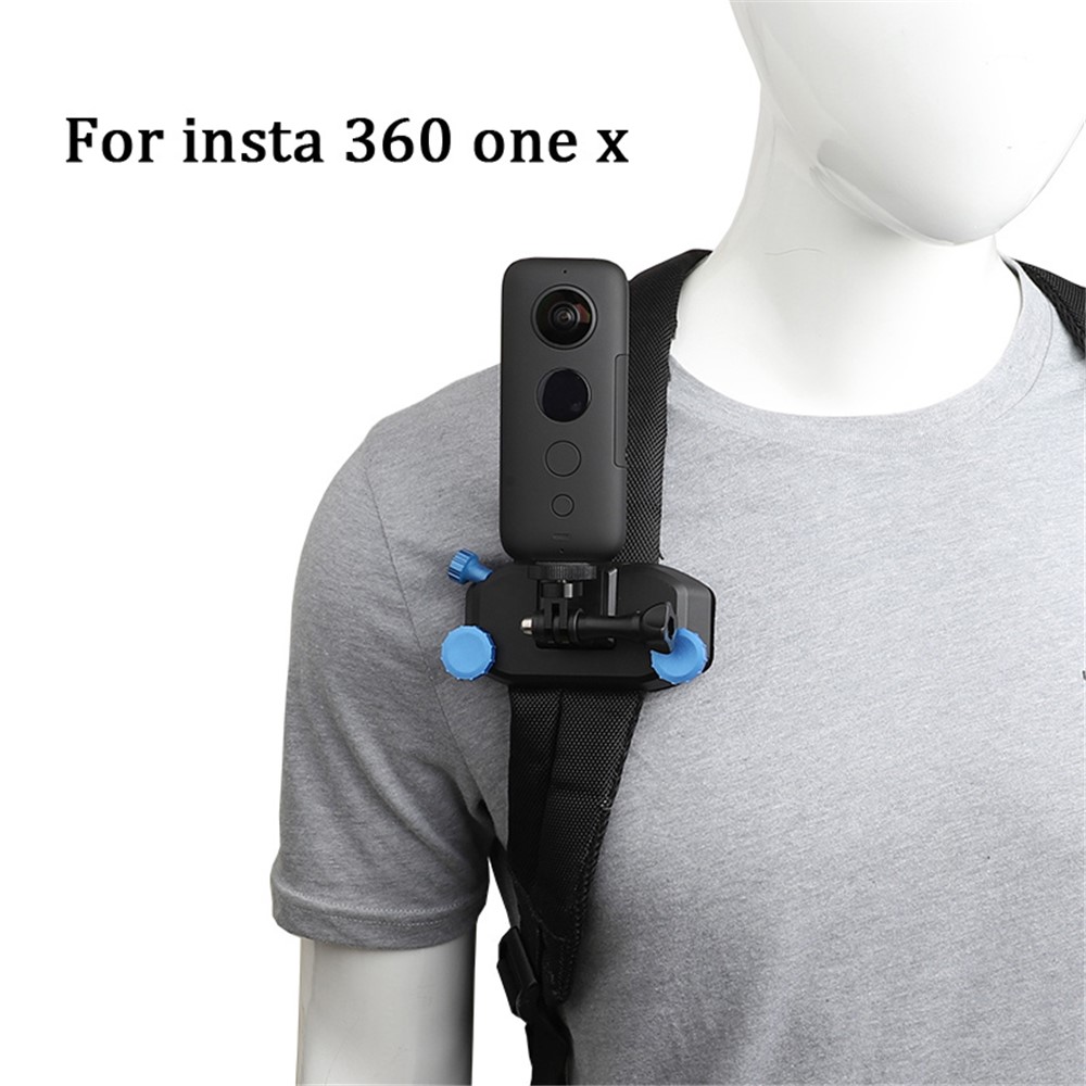 Sports Camera Backpack Strap Mount Clip for GoPro Hero 8 7 6 5 4/DJI Osmo Action/Yi 4K/insta360 one/SJCAM/EKEN-10