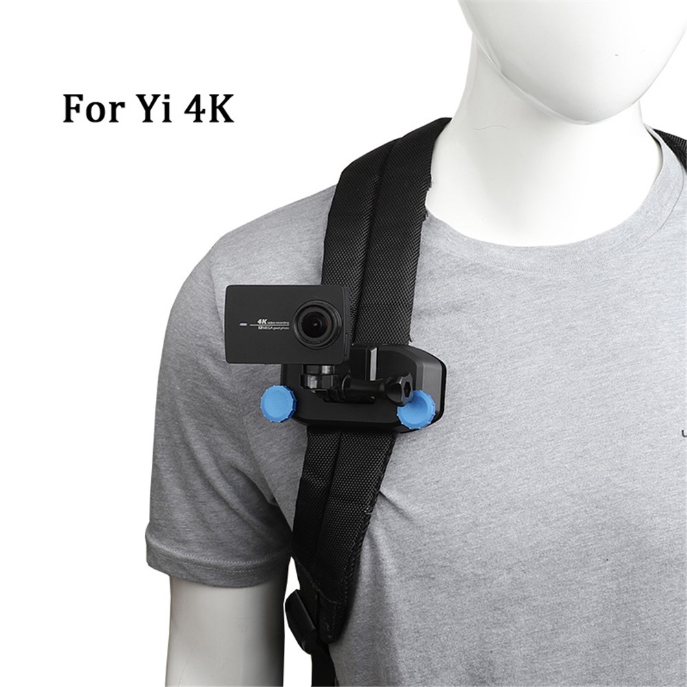 Sports Camera Backpack Strap Mount Clip for GoPro Hero 8 7 6 5 4/DJI Osmo Action/Yi 4K/insta360 one/SJCAM/EKEN-9