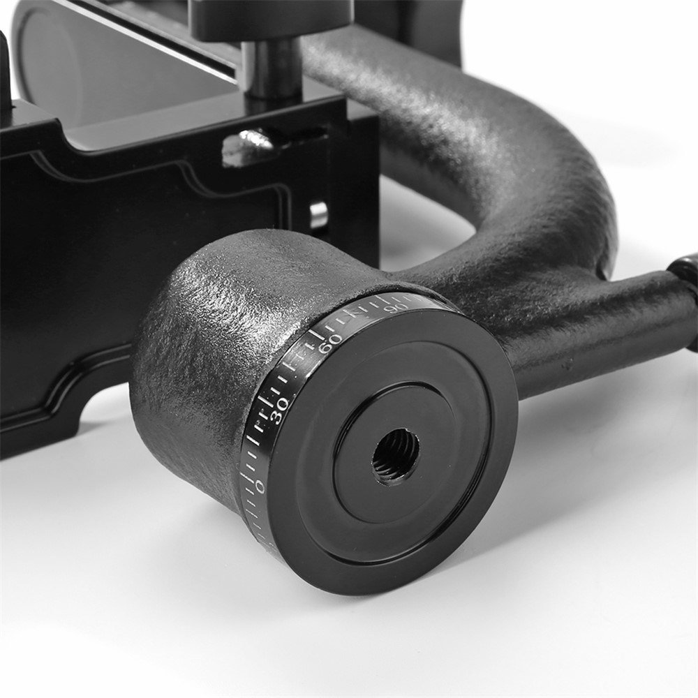 Panoramic 360 Degree Vertical Gimbal Tripod Head 1/4 inch Screw Telephoto Lens Quick Release Plate for DSLR Camera-15