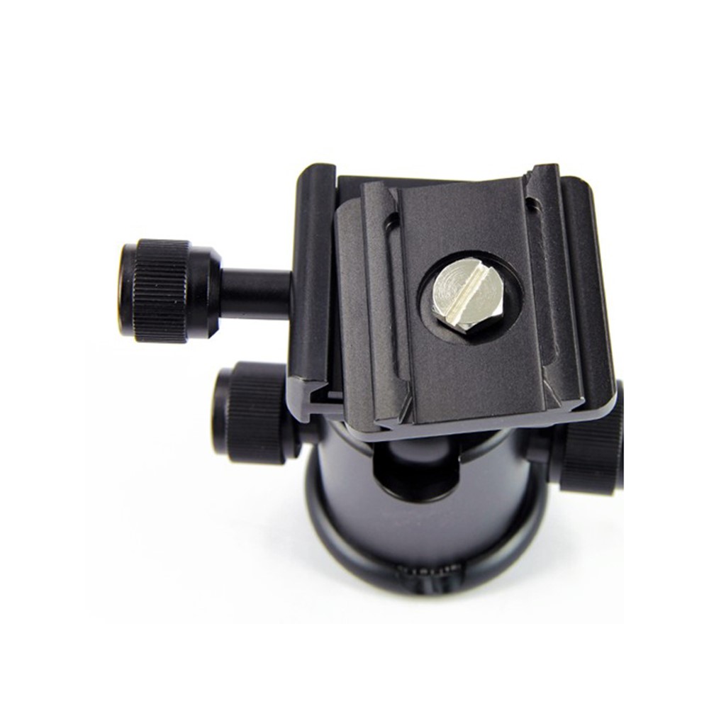 360 Degre Swivel 1/4" Screw Professional Camera Tripod Head Mini Ball Head-5