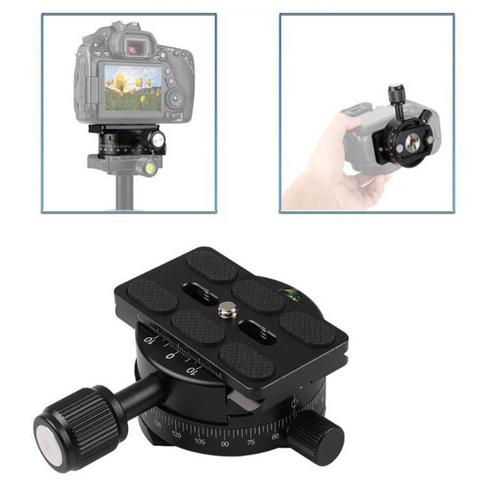360-degree Panoramic Rotating Base Joint X64 Quick-release Plate Holder 3D Panoramic Head-1