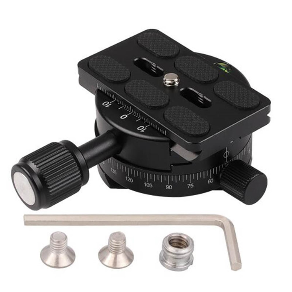 360-degree Panoramic Rotating Base Joint X64 Quick-release Plate Holder 3D Panoramic Head-5