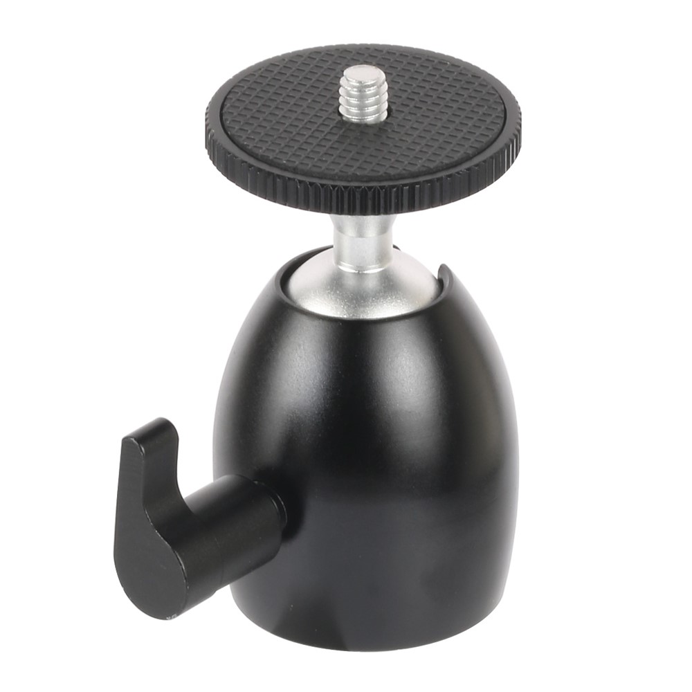 Q39 DSLR Camera 360 Degree Swivel Mini Ball Head 1/4" Screw Monopod Light Stand Mount Adapter-2