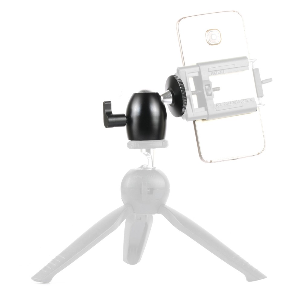 Q39 DSLR Camera 360 Degree Swivel Mini Ball Head 1/4" Screw Monopod Light Stand Mount Adapter-6