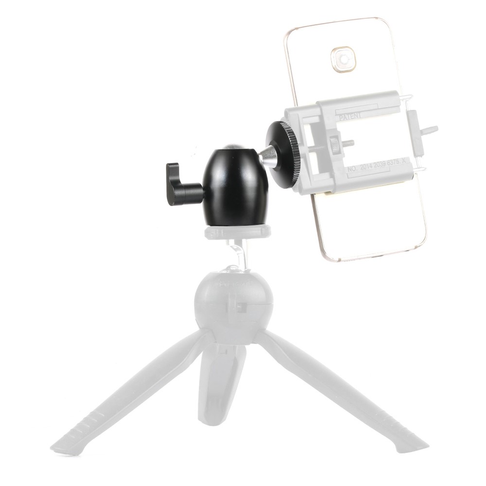 Q39 DSLR Camera da 360 Gradi Mini Sfera Girevole 1/4 "adattatore Montante di Supporto Per Monopodi a Vite-6