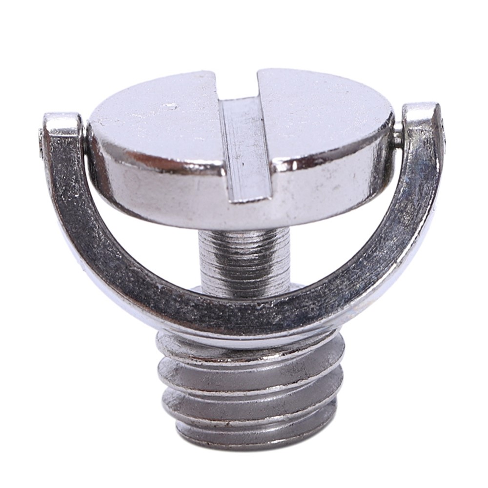 Longer Shaft D-ring Screw 3/8 inch Thread Camera Tripod Quick Release Plate Ballhead Fixing Screw Adapter-4