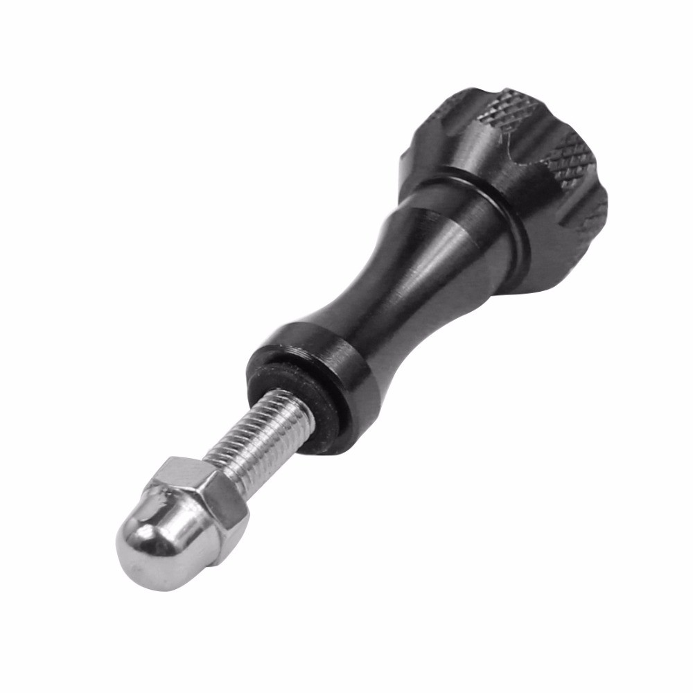 3pcs Aluminum Alloy Long Short Thumb Knob Screws Nut for GoPro Hero Black 8 7 6 5 4 SJcam EKEN YI 4K - Black-4