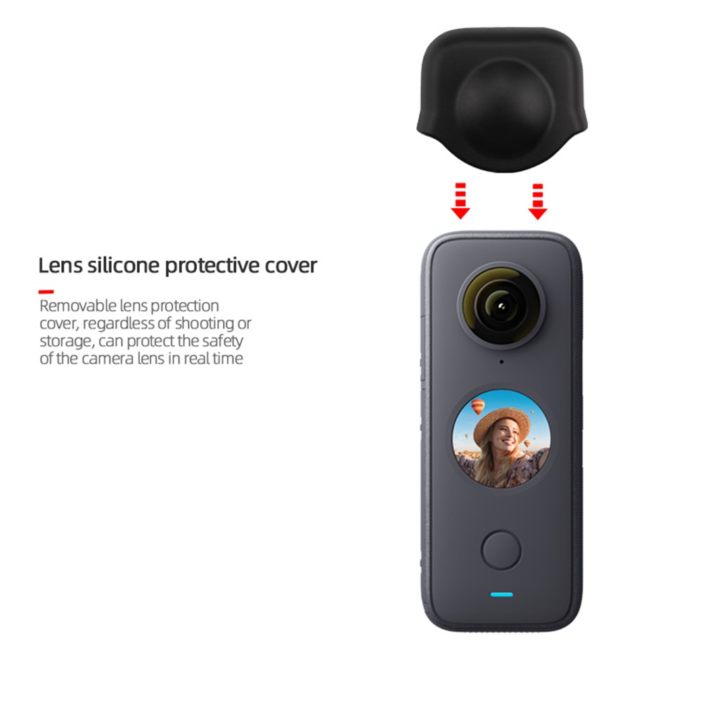 Lens Protective Cover Silicone Cover for Insta360 ONE X2 Panoramic Camera-7