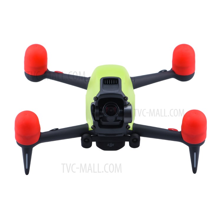 4pcs EWB8432 Motor Protective Cover Cap for DJI FPV Combo Drone Engine Dust-proof Protector - Red-2